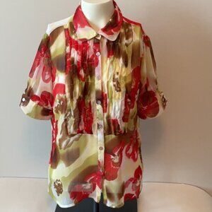 Lulu M Floral Blouse